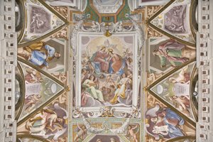 Le Couronnement de la Vierge Marie (détail)
